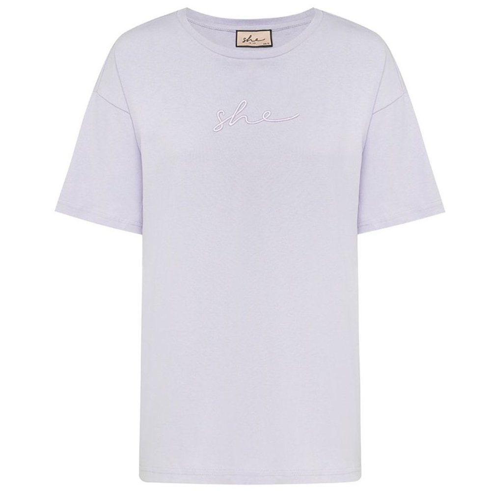 Runaway The Label She Is Us Power Tee Lilac